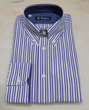 Casanova - Camicia a righe bicolori