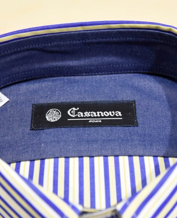 Casanova - Camicia a righe bicolori